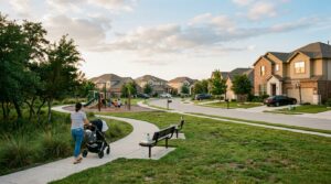 Family homes with green space in a master-planned Cibolo, TX neighborhood