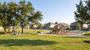 Family-friendly park and homes in a Converse, TX neighborhood