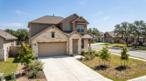 Newly built home in a New Braunfels, TX master-planned community