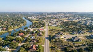 Neighboring Seguin and New Braunfels, TX communities along the Texas corridor